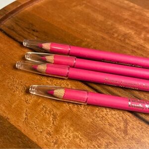 Pantina Cosmetics Jackelin Hot Pink #114 Kohl Four Lip Liner Pencils. Made USA